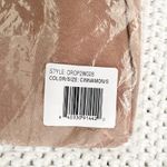 Nuuds New Cinnamon Tan Off Shoulder Short Sleeve Relaxed Tee Small Photo 2