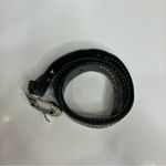 Genuine Leather belt studded with gems women’s size medium bling western cowgirl Brown Photo 4