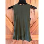 Jun & Ivy  Womens Green Sleeveless Top Size XS (1691) Photo 4