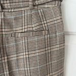 Anthropologie  Maeve Boot Tuck Plaid Belted Trousers, Size 4 Photo 13