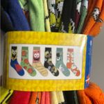 Nickelodeon Spongebob Squarepants Print Novelty Socks 6 Pair Crew Colorful Size 6-12 Photo 8