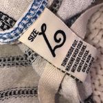 Indigo Rein  size large linen & rayon blend striped romper Photo 4