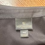 Worthington Black Button Down Shirt Photo 5