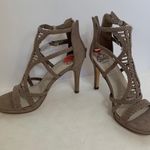 Fergalicious Tan Lace Heels Photo 1