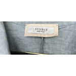 PESERICO Light Blue 100% Linen 2 Photo 4