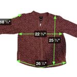 Grace Woman Long Sleeve‎ Floral Button Front Blouse Maroon Red Size 1X NWT! Photo 5