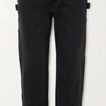 AGOLDE  + NET SUSTAIN Rami Carpenter high-rise tapered-leg organic jeans‎ Size 23 Photo 0