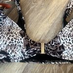 SheIn Snakeskin clip front bikini swimsuit size M medium Photo 3