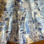Sugar Lips Cutesy Flirty Blue White Etching Mini Dress Ruffle Hem New Photo 10