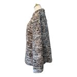 Chico's  Brown White Paisley Patterned Textured Jacket 3 16 XL Photo 2