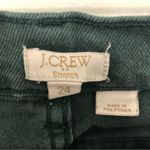 J.Crew  Zipper Skinny Jeans Green 24 Photo 2