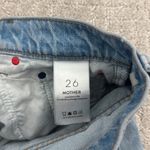 Snacks by MOTHER light wash Lost Of Nibbles Fun Dip Puddle wide leg jeans Blue Size 26 Photo 7