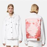Versace  Barocco Sea Oversize Denim Jacket White 42 IT La Vacanza 2024 Medusa NWT Photo 0