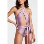PQ SWIM Alex One Piece Swim, Violet Sunset, Medium Purple Photo 1