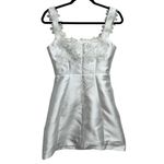 Elliatt NEW NWT  Elder Floral Appliqué Mini Dress In White Photo 6