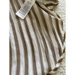 Madewell  Crinkled Button Up Shirt Womens Long Sleeve Striped Relaxed Size XXS Photo 5
