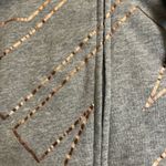 Victoria Secret Pink Hoodie Bling Logo Gray Full zip Sequin Photo 3