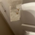 Sam Edelman White Blouse with Sheer Sleeves Photo 5