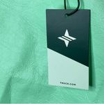 Tuckernuck Meg Mini Skirt S NWT Mint Green Faux Leather Preppy A Photo 4