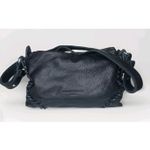 Liebeskind  Berlin Women Black Soft‎ Pebbled Leather Embellished  Crossbody Purse Photo 1