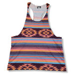 ASOS Top Size Small Racerback Aztec Print Southwest Pattern Southwestern Print Women's Top Cut Off Style Photo 0