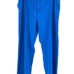 Urbane XL Womens Blue Straight Leg Cargo Uniform Scrubs Bottoms Photo 0
