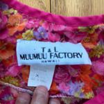 Vintage T&L Muumuu Factory Hawaii Dress Size X XL Hawaiian Floral Pink Photo 6