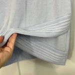 Athleta  XS Light Blue Long Sleeve Cross Hem Sweater Sweatshirt Photo 3