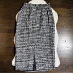 Vintage Perche Couture Black and White Tweed Midi Pencil Skirt Size 10 Photo 4