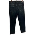 Pilcro Anthropologie  Vintage Straight‎ Distressed Jeans Black 27 Photo 1