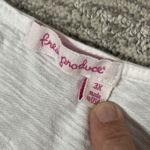 Fresh Produce  Drape Dress Womens 3X White Cotton Tank Pockets USA Sleeveless New Photo 3