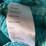 Free People  Summertime Blues Knit Drawstring Shorts in Blue Butterfly Combo NWT Photo 5