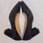 Corso Como  Women's Ryanna Pump Size 9 Block Heel Black Suede Photo 7