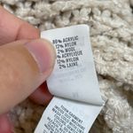 Aerie Beige Open Knit Turtleneck Sweater Photo 4