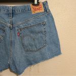 Levi's Levi’s 501 Switch Stitch high rise denim short shorts women’s size 33 Photo 10
