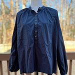 Free People  black oversized, top size small Photo 0