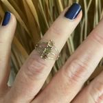 Natural Multi Tourmaline Solid Sterling Silver Ring Size 6 Photo 0