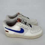 Nike  Air Force 1 '07 'Sherpa Fleece'‎ White Blue DO6680-100 - Women's Size 7.5 Photo 2