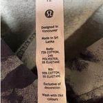 Lululemon Loungeful Cropped Hoodie Heritage Camo Wash WP Blue Multi Size 12 Photo 5