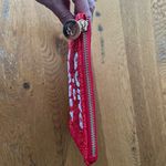 Kate Spade NWOT -  X TARGET - Red Beaded Pouch W/ White Text « Going to Target » Photo 5