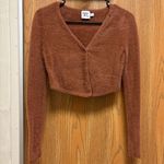 Princess Polly Daniel Knit Cardigan Brown Photo 2