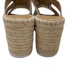 Marc Fisher WOMEN'S SHOES SZ 8.5 GOLD WEDGE SLIP ON ESPADRILLES SANDALS MLROBBYN Photo 3
