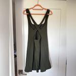 Outdoor Voices  Cross Back Exercise Tennis Dress Large Olive Green Hunter Green Photo 2