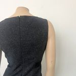 Halogen [] Charcoal Gray Wool Tweed Sheath Dress Knee Length Workwear Office Sz 6 Photo 7