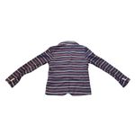 Gap Academy Blazer Women's Size 6 Navy Pink White Stripe Double Button Jacket Photo 1