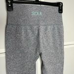 SoulCycle SOUL BY  Seamless Skull Jacquard Tight Grey Blue Size Small Photo 10