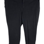 Eloquii Elloquii Plus Size 20 Capri Pants Black Trousers Cropped Stretch Step Hem 1666 Photo 0