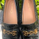 Circus by Sam Edelman  Deana Black Croc Patent  Loafer. Photo 1