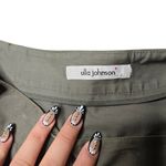 Ulla Johnson  Green Pleated Skater Skirt Size: 8 Photo 1