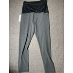 Isabel Maternity XL‎ Leggings Active Full Length Crossover Panel Gray Black Size undefined Photo 6